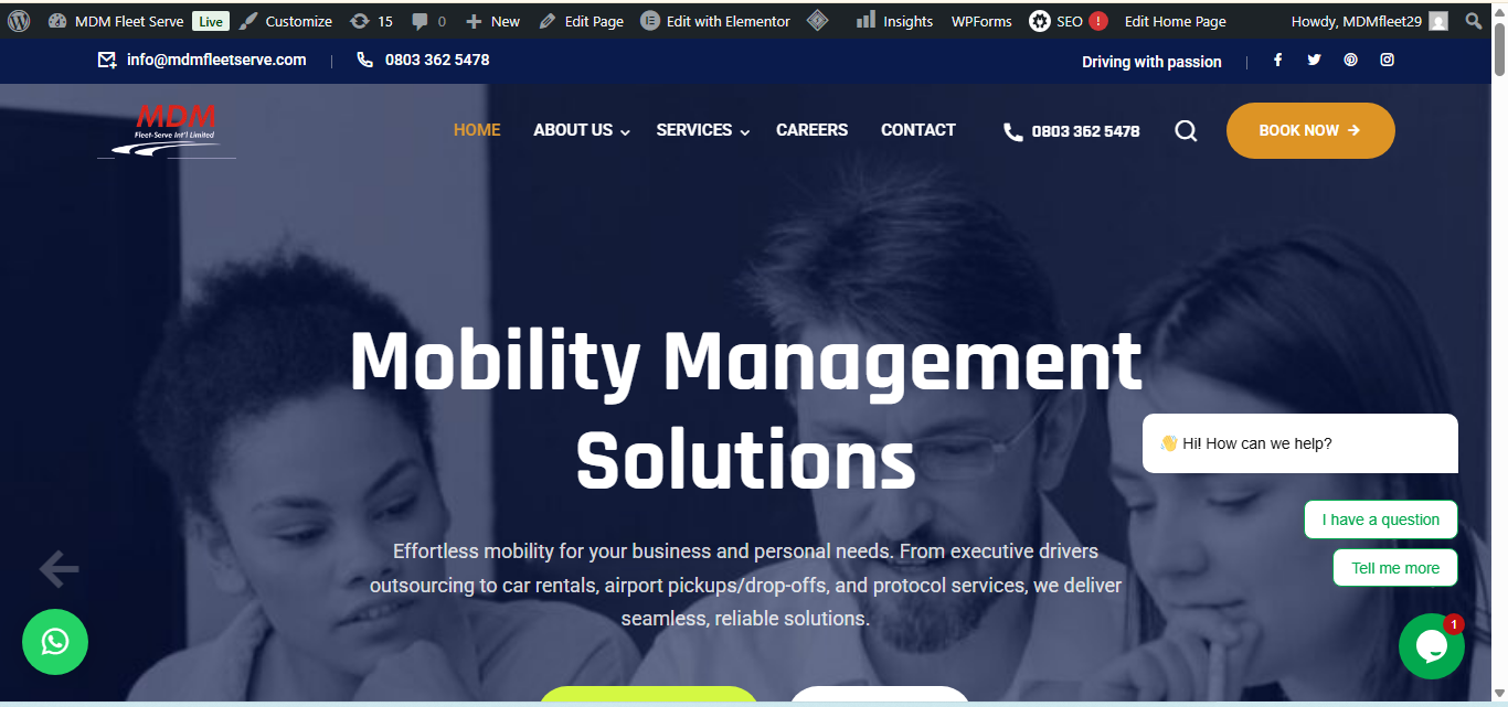 MDM Fleet-Serve Homepage